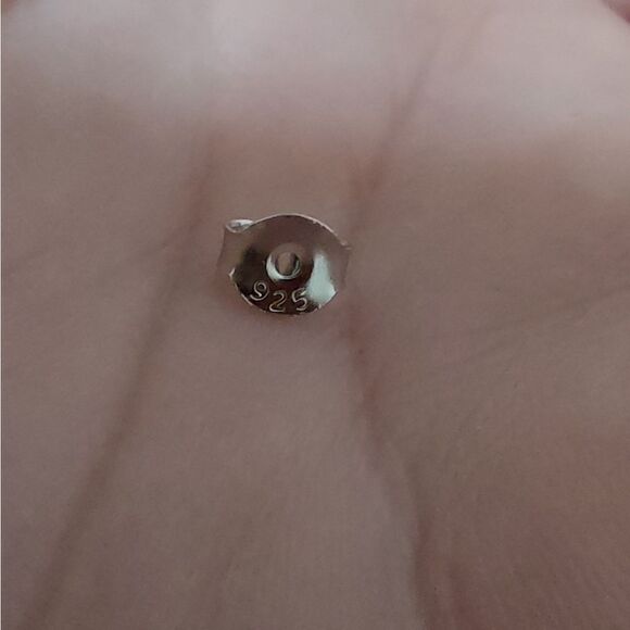 925 Sterling Silver Feather Earrings - Picture 8 of 9